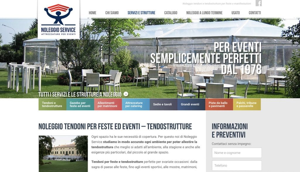 Sito web Noleggio Service - Mantova