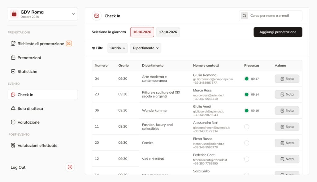 Web app per Giornate di Valutazione